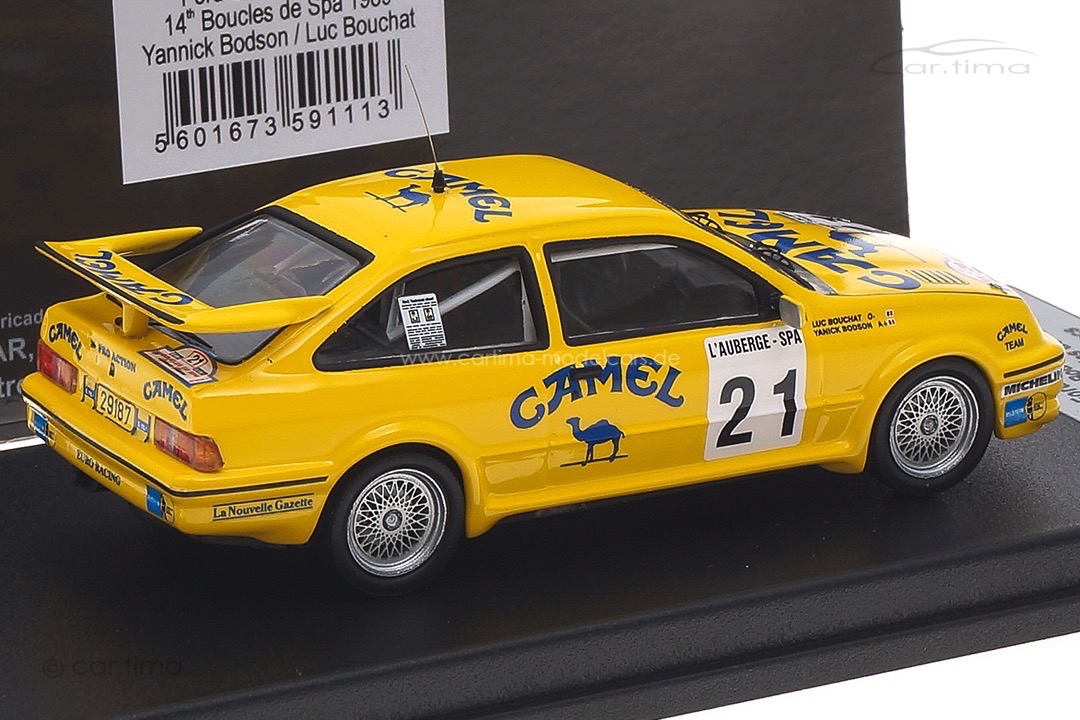 Ford Sierra Cosworth Boucles de Spa 1989 Bodson/Bouchat Troféu 1:43 RRBE31 Ford Sierra Cosworth Boucles de Spa 1989 Bodson/Bouchat Troféu 1:43 RRBE31