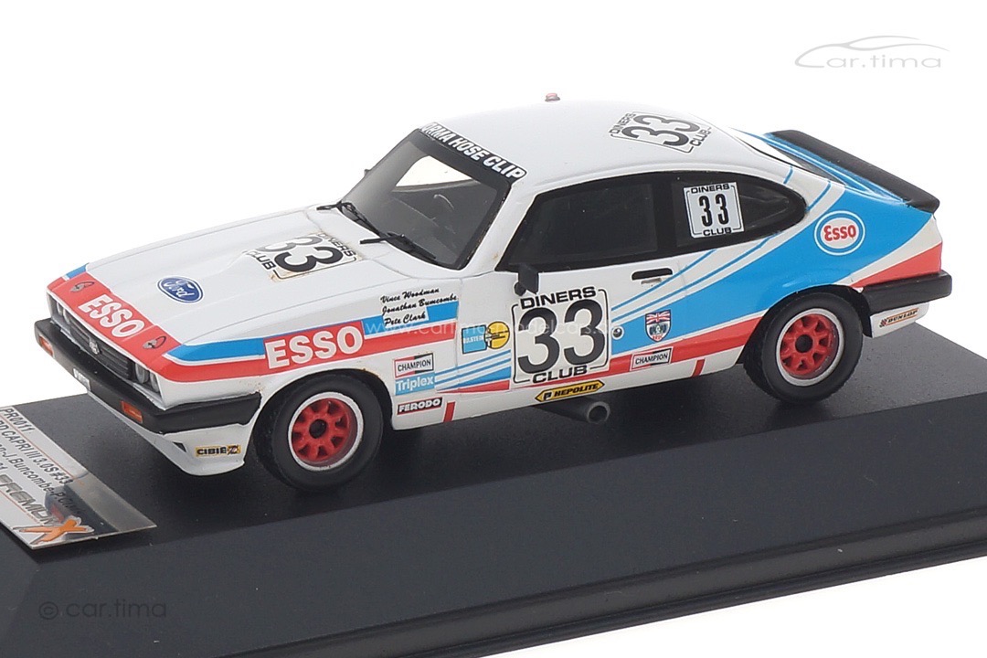 Ford Capri III 3.0S 24h Spa 1981 Buncombe/Clark/Woodman Premium X 1:43 PR0011 Ford Capri III 3.0S 24h Spa 1981 Buncombe/Clark/Woodman Premium X 1:43 PR0011