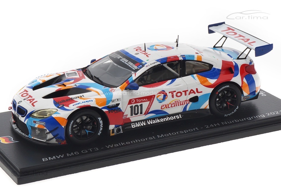 BMW M6 GT3 24h Nürburgring 2021 Krognes/Pittard/Tuck Spark 1:43 SG761 BMW M6 GT3 24h Nürburgring 2021 Krognes/Pittard/Tuck Spark 1:43 SG761