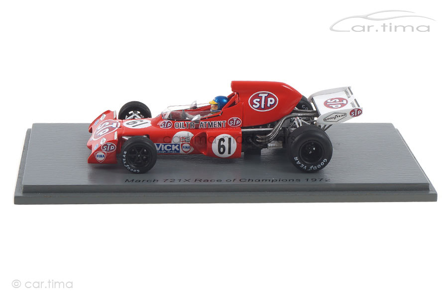 March 721X Race of Champions 1972 Ronnie Peterson Spark 1:43 S7166 March 721X Race of Champions 1972 Ronnie Peterson Spark 1:43 S7166