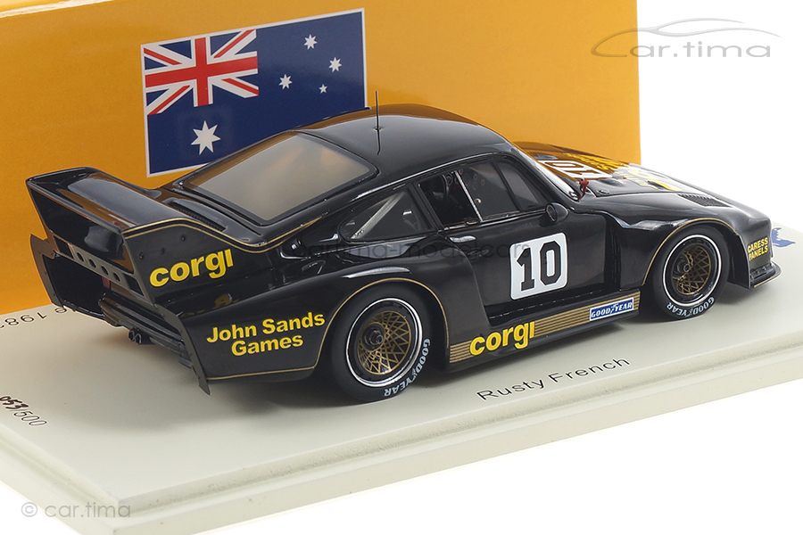 Porsche 935 Adelaide 1982 Rusty French Spark 1:43 AS029 Porsche 935 Adelaide 1982 Rusty French Spark 1:43 AS029