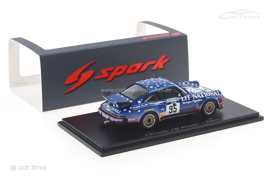 Porsche 911 Turbo (930) 24h Le Mans 1983 Almeras/Almeras/Guillot Spark 1:43 S3414 Porsche 911 Turbo (930) 24h Le Mans 1983 Almeras/Almeras/Guillot Spark 1:43 S3414