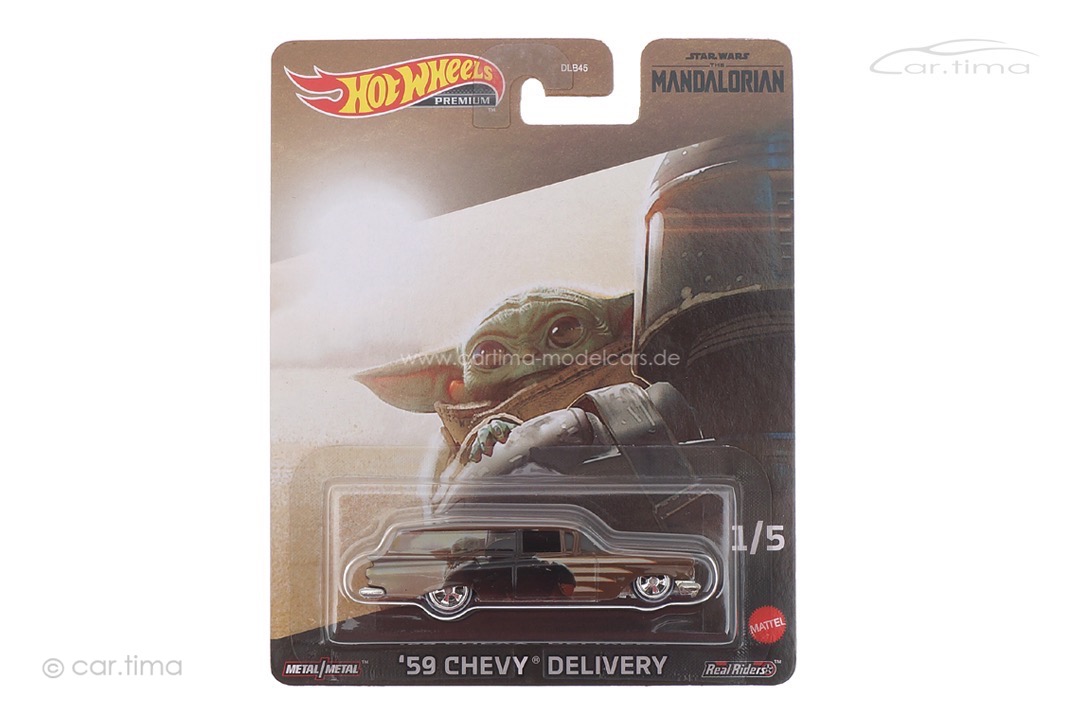 Star Wars Premium 5 Car-Set The Mandalorian Real Riders Hot Wheels 1:64 DLB45-979T