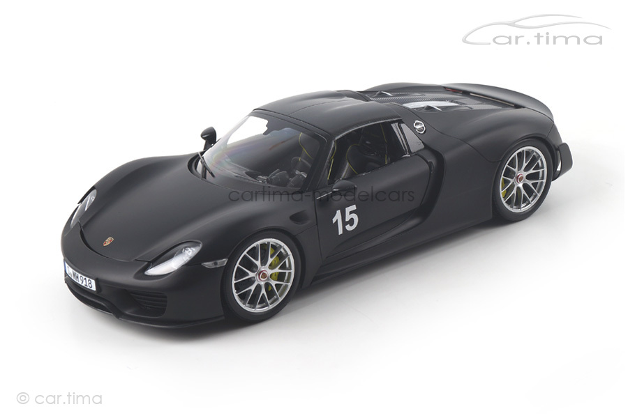 Porsche 918 Spyder Weissach Package matt schwarz Minichamps 1:18 110062444 Porsche 918 Spyder Weissach Package matt schwarz Minichamps 1:18 110062444