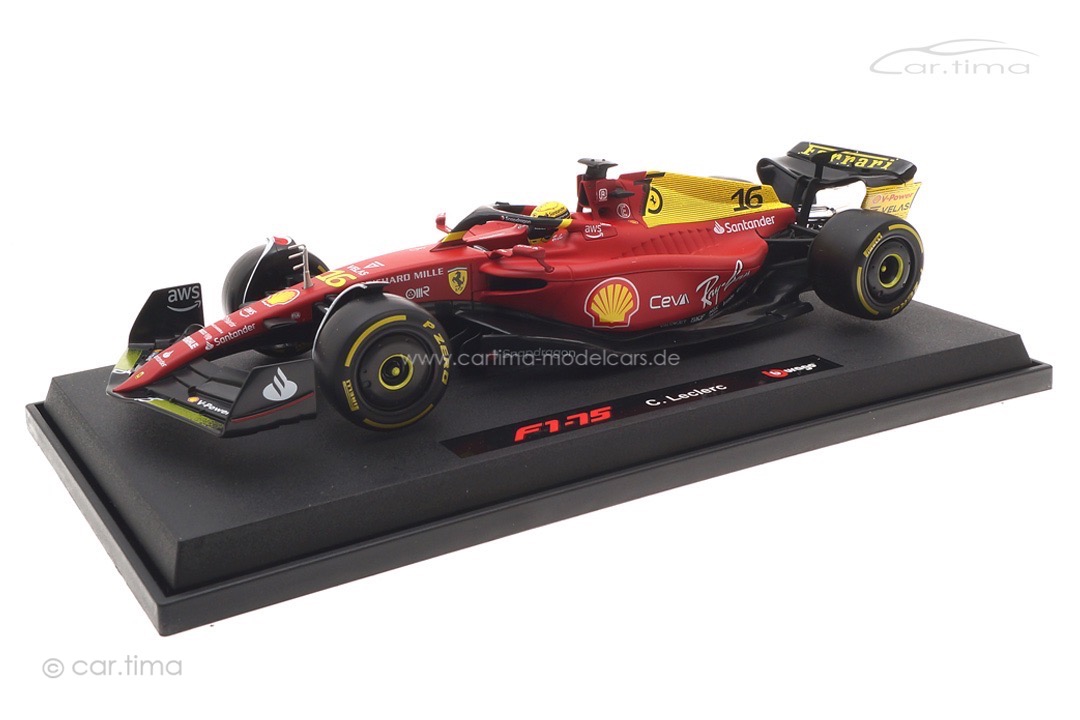 Ferrari F1-75 GP Monza 2022 Charles Leclerc Bburago 1:18 18-16811LE Ferrari F1-75 GP Monza 2022 Charles Leclerc Bburago 1:18 18-16811LE