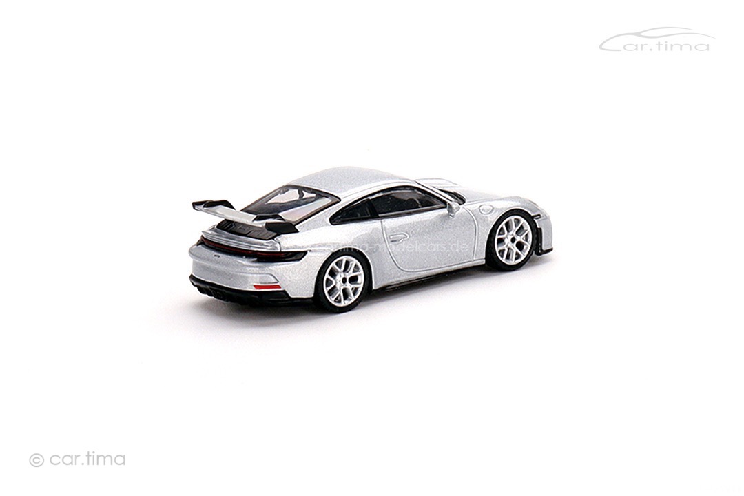 Porsche 911 (992) GT3 GT-Silber MINI GT 1:64 MGT00390-L