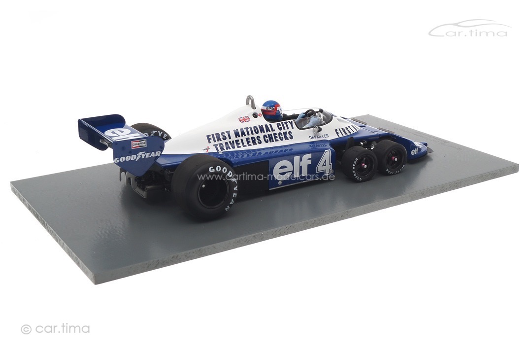Tyrrell P34 GP Kanada 1977 Patrick Depailler Spark 1:18 18S574 Tyrrell P34 GP Kanada 1977 Patrick Depailler Spark 1:18 18S574