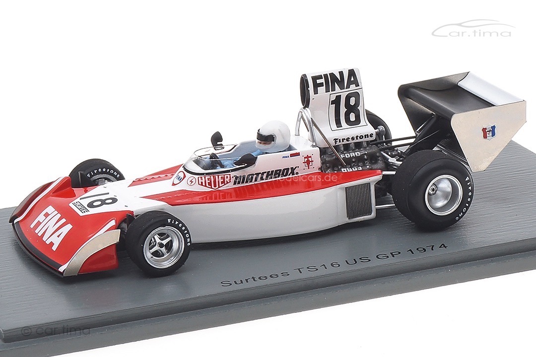 Surtees TS16 GP USA 1974 José Dolhem Spark 1:43 S9658 Surtees TS16 GP USA 1974 José Dolhem Spark 1:43 S9658