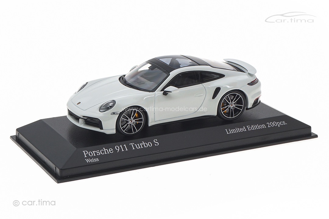 Porsche 911 (992) Turbo S Weiß Minichamps 1:43 413069476