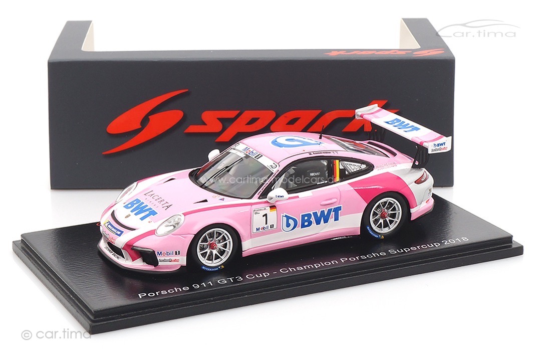 Porsche 911 GT3 Cup Champion Porsche Supercup 2018 Michael Ammermüller Spark 1:43 S8500