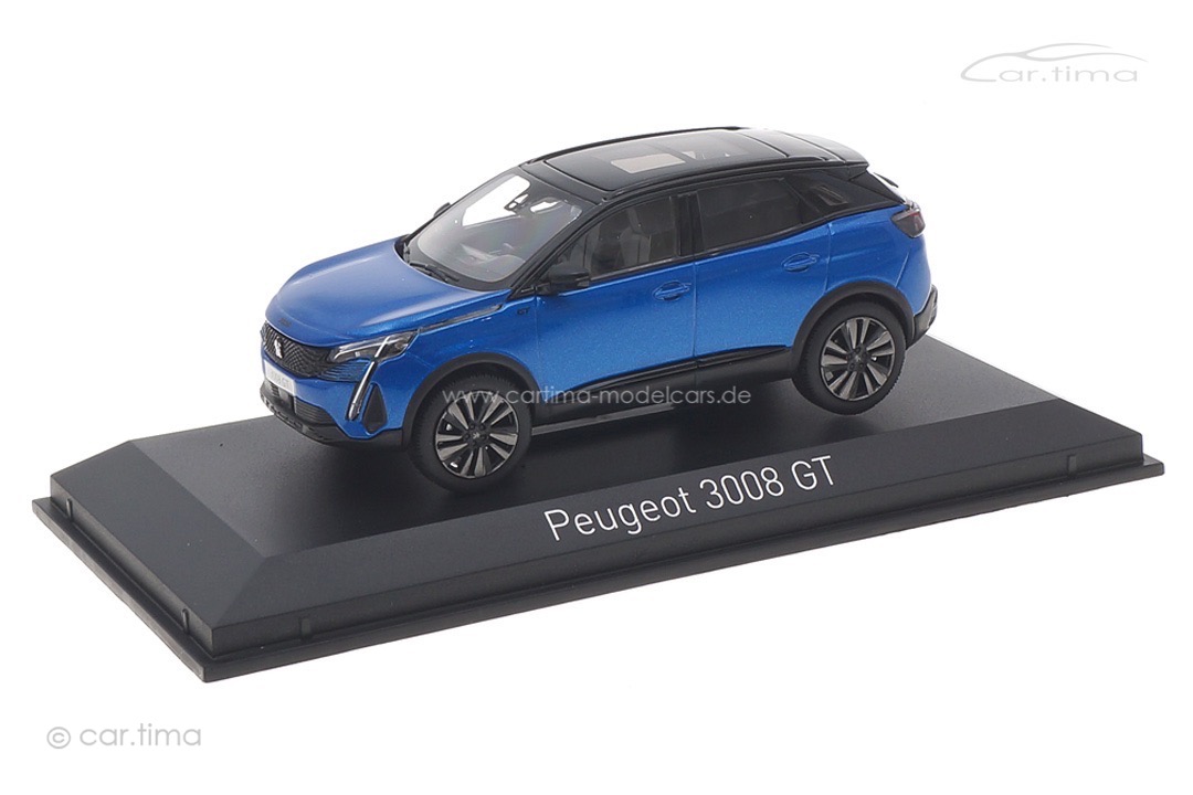 Peugeot 3008 GT Black Pack 2021 Vertigo Blue Norev 1:43 473919 Peugeot 3008 GT Black Pack 2021 Vertigo Blue Norev 1:43 473919