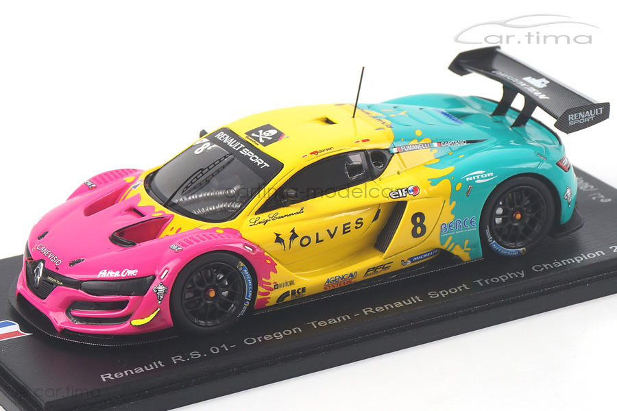 Renault R.S. 01 Champion Renault Sport Trophy 2015 Fumanelli/Capitanio Spark 1:43 SF102 Renault R.S. 01 Champion Renault Sport Trophy 2015 Fumanelli/Capitanio Spark 1:43 SF102