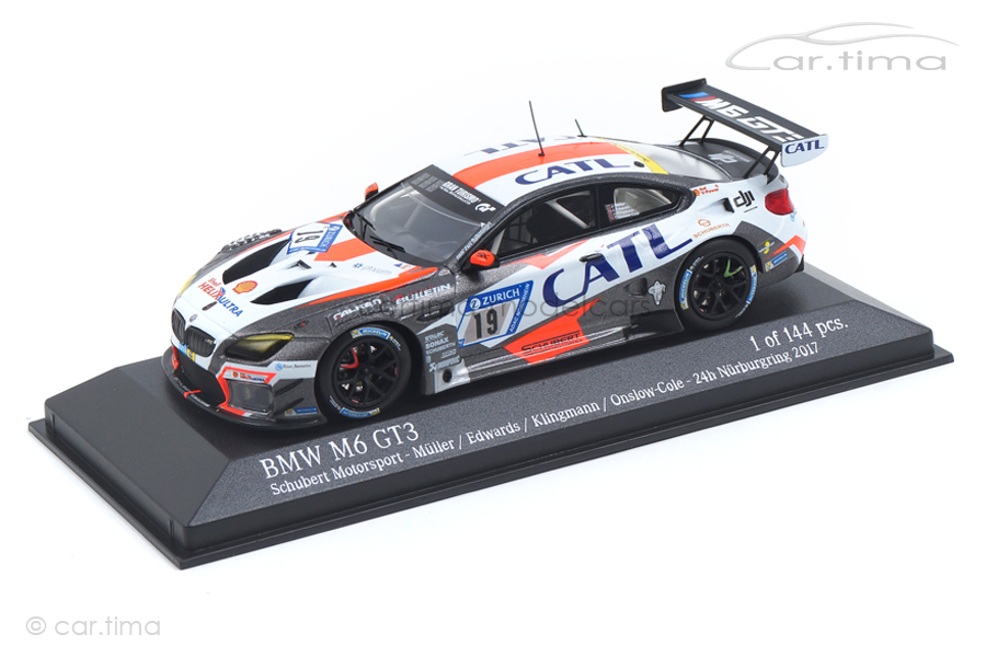 BMW M6 GT3 24h Nürburgring 2017 Klingmann/Edwards/Onslow Minichamps 1:43 437172619 BMW M6 GT3 24h Nürburgring 2017 Klingmann/Edwards/Onslow Minichamps 1:43 437172619
