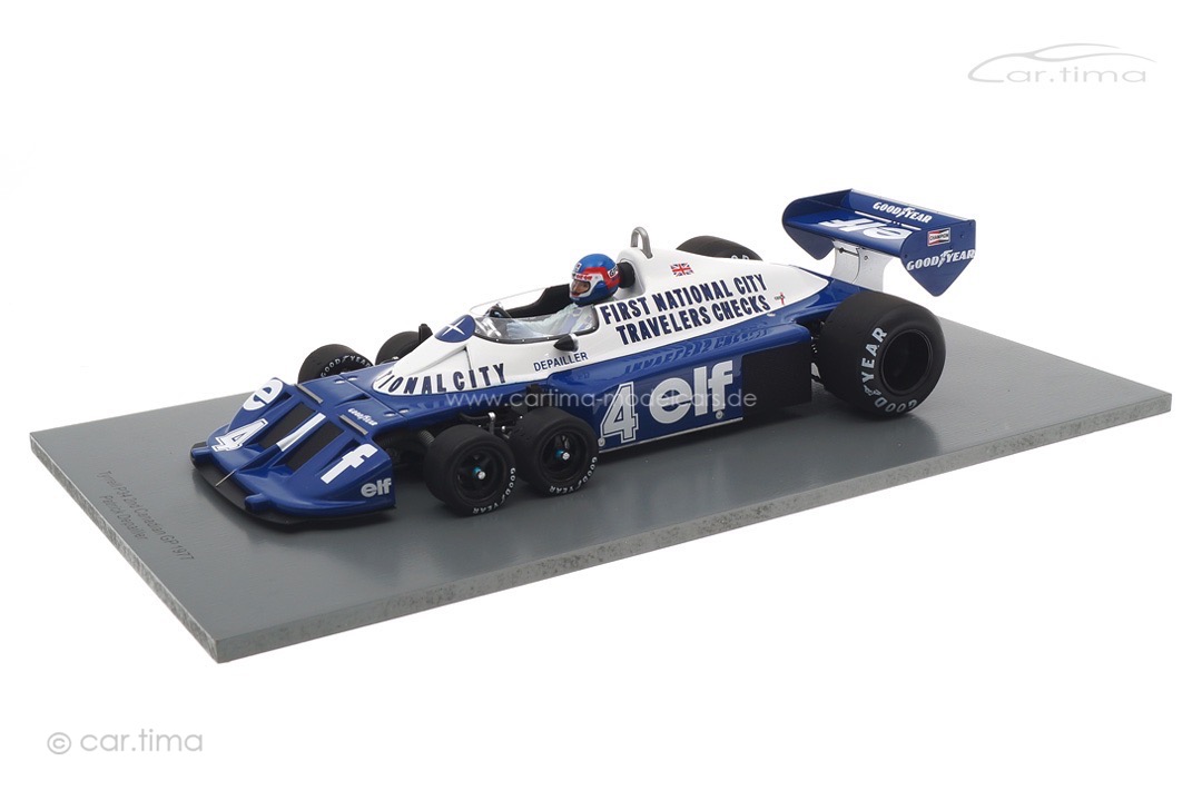 Tyrrell P34 GP Kanada 1977 Patrick Depailler Spark 1:18 18S574 Tyrrell P34 GP Kanada 1977 Patrick Depailler Spark 1:18 18S574