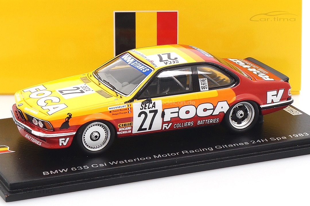BMW 635 CSI 24h Spa 1983 Dermagne/Hesnault/Rousselot Spark 1:43 SB652