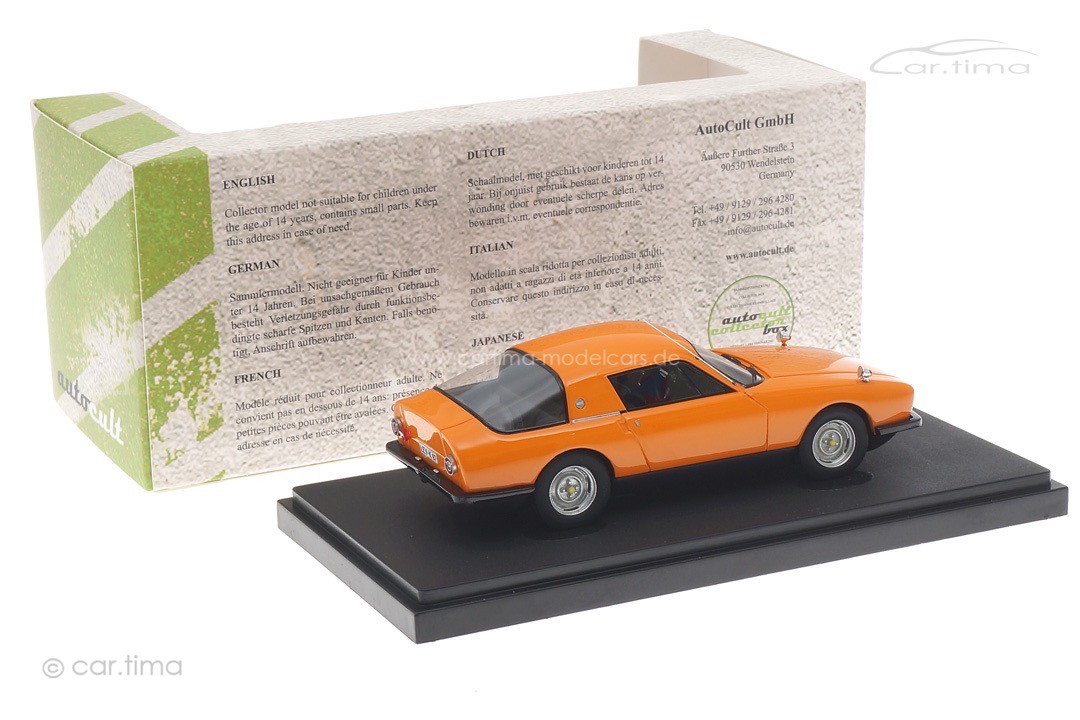 Bayer K 67 1967 orange autocult 1:43 06053 Bayer K 67 1967 orange autocult 1:43 06053
