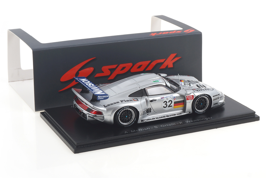 Porsche 911 GT1 24h Le Mans 1997 McNish/Ortelli/Wendlinger Spark 1:43 S5608 Porsche 911 GT1 24h Le Mans 1997 McNish/Ortelli/Wendlinger Spark 1:43 S5608