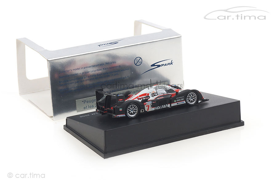 Peugeot 908 HDI 24h Le Mans 2008 Gene/Minassian/Villeneuve Spark 1:87 87S085