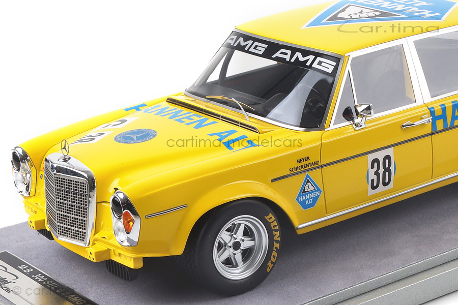Mercedes-Benz 300 SEL 6.3 AMG Hockenheim 1971 Hans Heyer Tecnomodel 1:18 TM18-70D Mercedes-Benz 300 SEL 6.3 AMG Hockenheim 1971 Hans Heyer Tecnomodel 1:18 TM18-70D