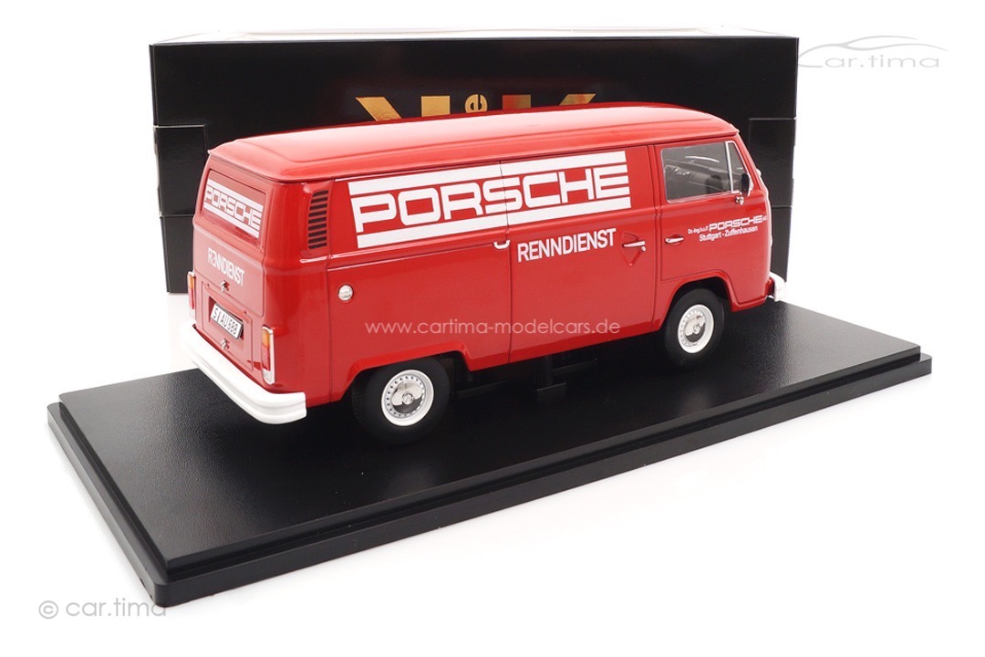 VW T2b Porsche Renndienst rot/weiß KK Scale 1:18 KKDC181412