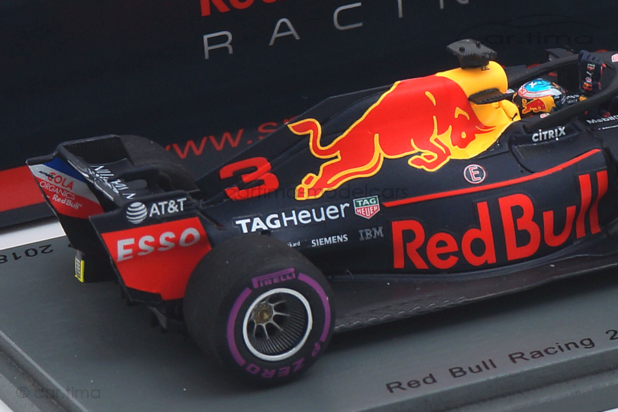 Red Bull Racing RB14 Winner GP Monaco 2018 Daniel Ricciardo Spark 1:43 S6064