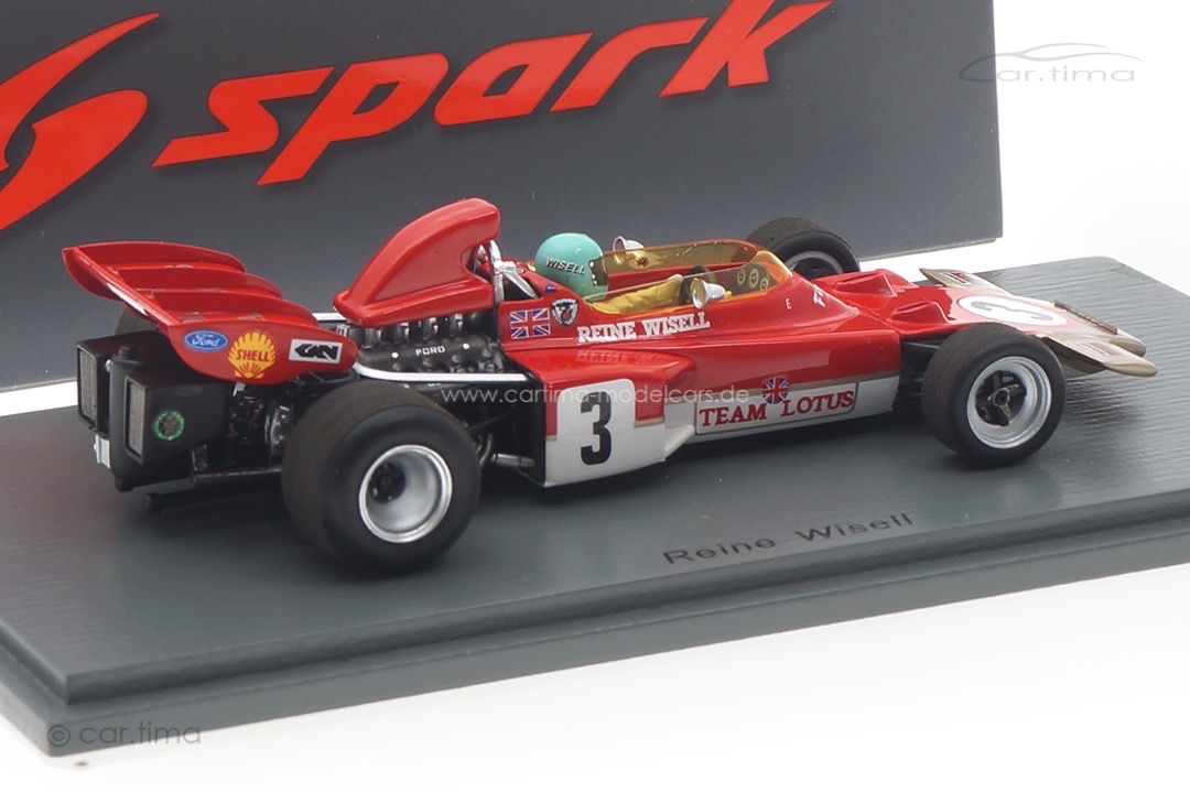 Lotus 72D GP Kanada 1971 Reine Wisell Spark 1:43 S7126 Lotus 72D GP Kanada 1971 Reine Wisell Spark 1:43 S7126