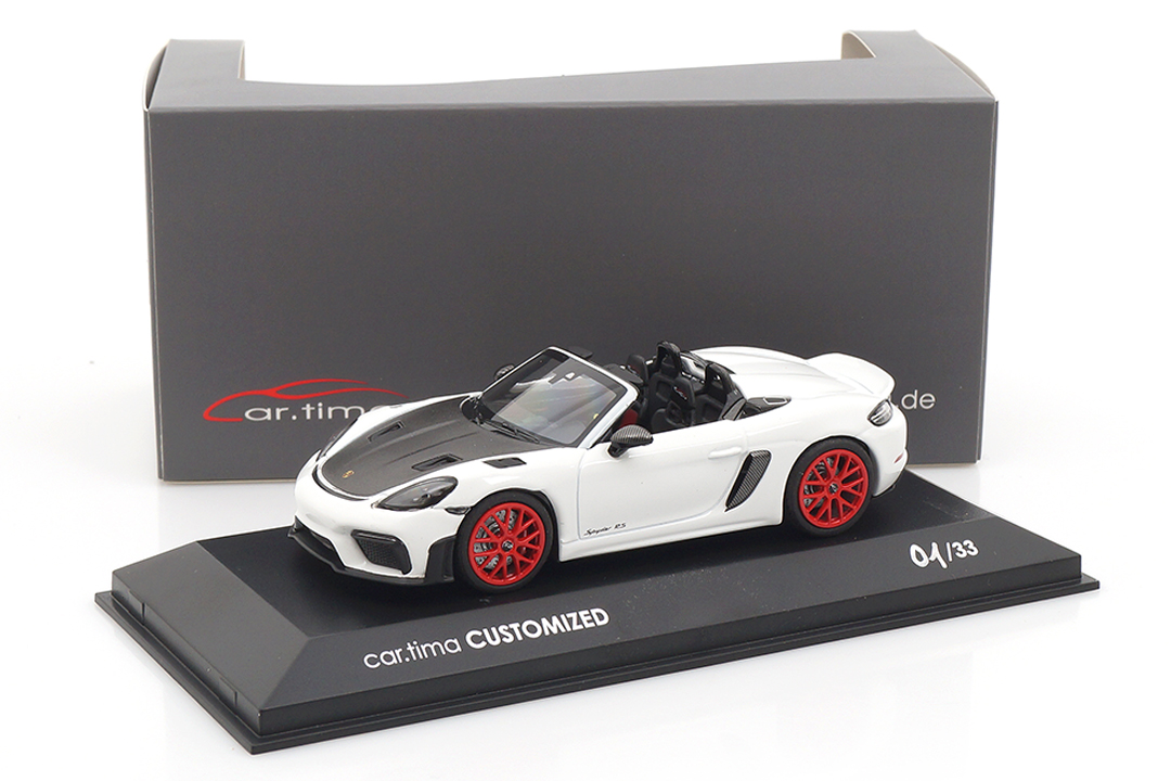 Porsche 718 Spyder RS Japan Edition Minichamps car.tima CUSTOMIZED 1:43 CAC04326005