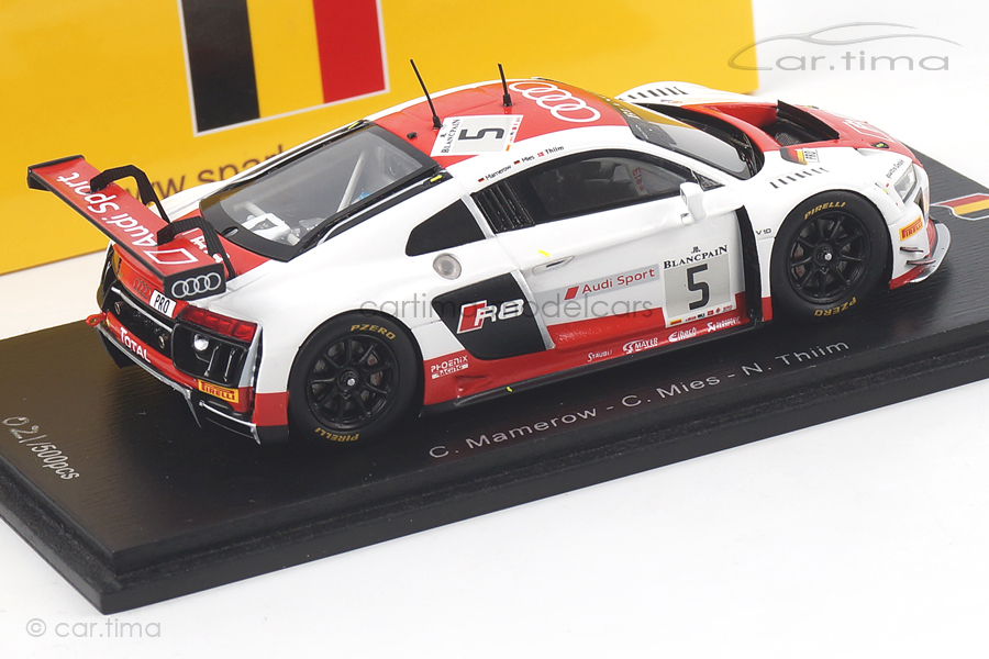 Audi R8 LMS 24h Spa 2015 Mamerow/Mies/Thiim Spark 1:43 SB110 Audi R8 LMS 24h Spa 2015 Mamerow/Mies/Thiim Spark 1:43 SB110