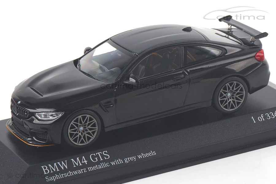 BMW M4 GTS 2016 schwarz met./Rad grau Minichamps 1:43 410025227 BMW M4 GTS 2016 schwarz met./Rad grau Minichamps 1:43 410025227