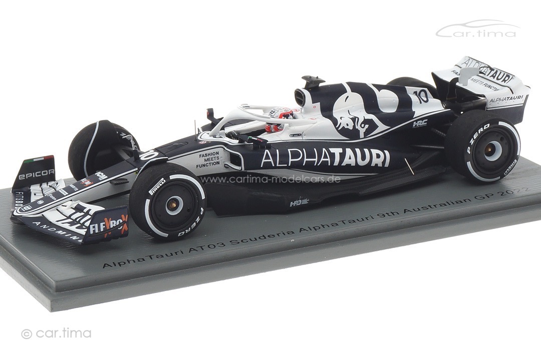 AlphaTauri AT03 GP 2022 Pierre Gasly Spark 1:43 S8526 AlphaTauri AT03 GP 2022 Pierre Gasly Spark 1:43 S8526