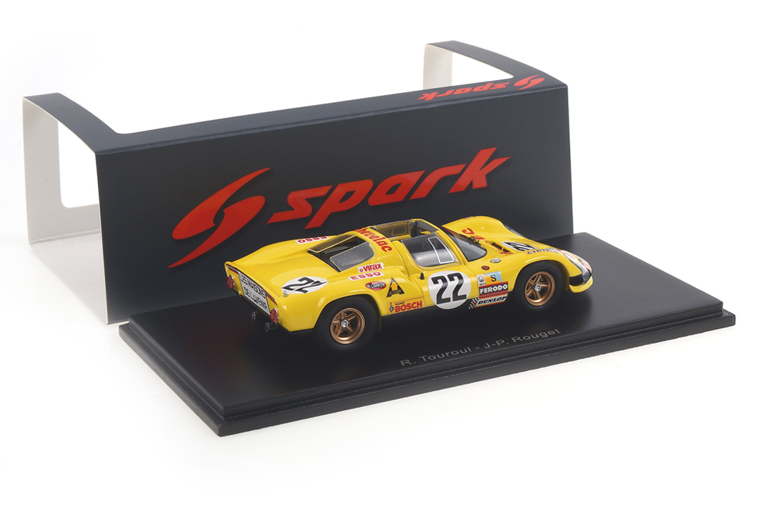 Porsche 910 24h Le Mans 1973 Touroul/Rouget Spark 1:43 S4687 Porsche 910 24h Le Mans 1973 Touroul/Rouget Spark 1:43 S4687