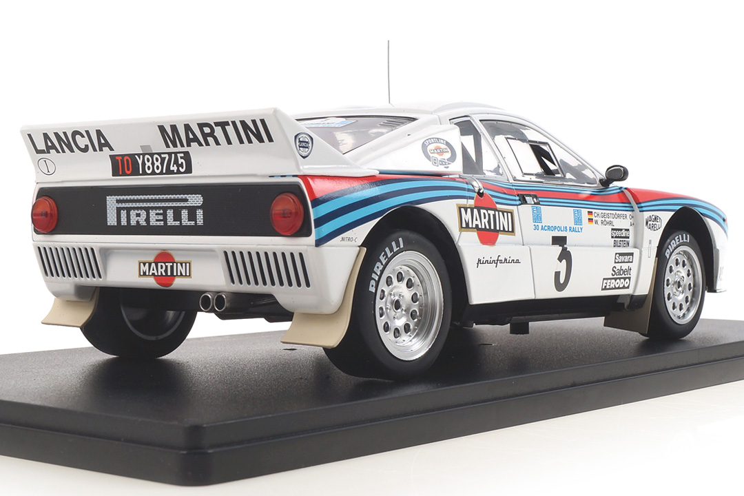Lancia 037 Rallye Acropolis 1983 Röhrl/Geistdörfer IXO 1:18 18RMC054A Lancia 037 Rallye Acropolis 1983 Röhrl/Geistdörfer IXO 1:18 18RMC054A
