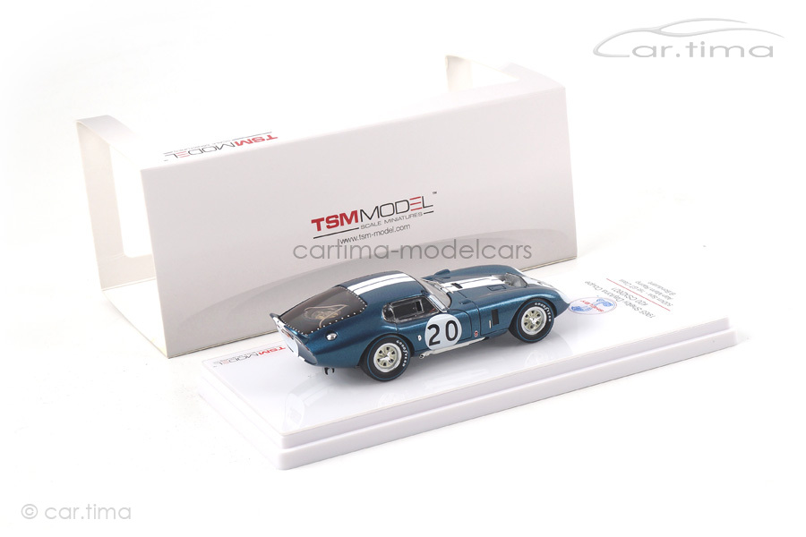 Shelby Daytona Coupe 500 km Spa 1965 Bondurant TSM 1:43 TSM154357 Shelby Daytona Coupe 500 km Spa 1965 Bondurant TSM 1:43 TSM154357