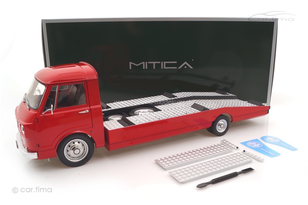 Alfa Romeo A12 (F12) Abschleppwagen rot Mitica 1:18 200081-D