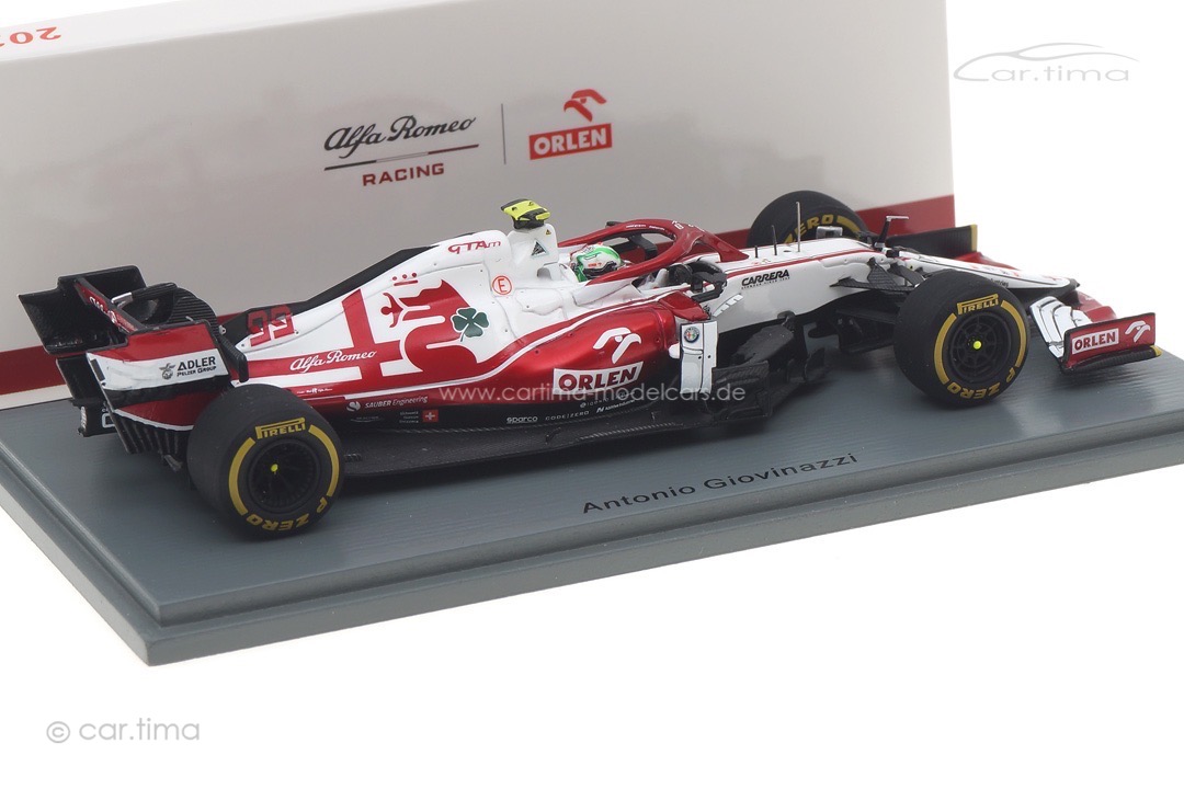 Alfa Romeo Sauber F1 GP Bahrain 2021 Antonio Giovinazzi Spark 1:43 S7663