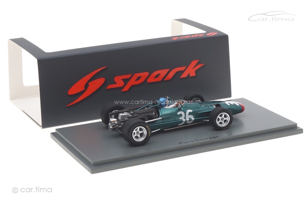 BRM P126 GP Frankreich 1968 Piers Courage Spark 1:43 S5701 BRM P126 GP Frankreich 1968 Piers Courage Spark 1:43 S5701