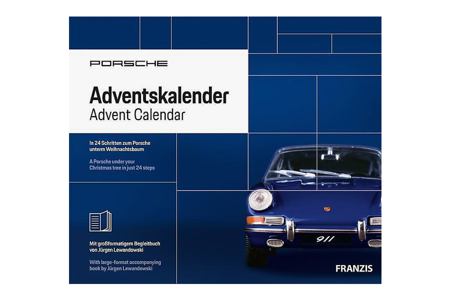 Porsche Adventskalender Porsche 911 Bali Blau Franzis 1:43 MAP09600119