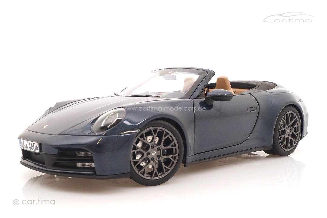 Porsche 911 (992.2) Carrera S Cabriolet Yachtingblaumet. Norev 1:18 187180