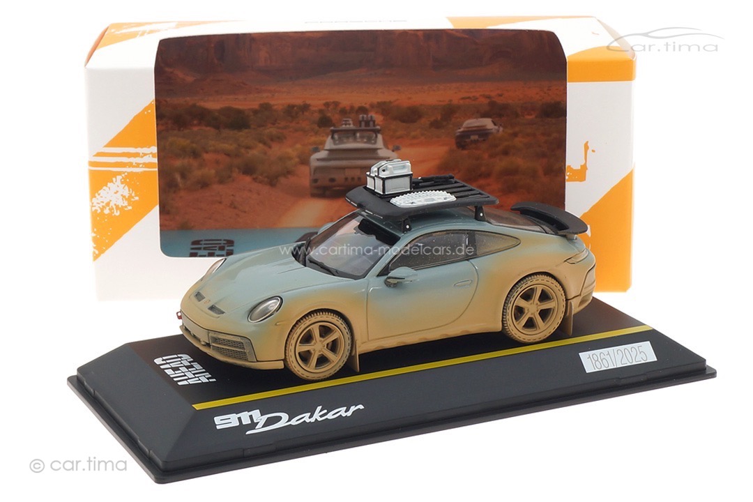 Porsche 911 (992) Dakar Ahead Shadegreen Spark 1:43 WAP0201730S0DK