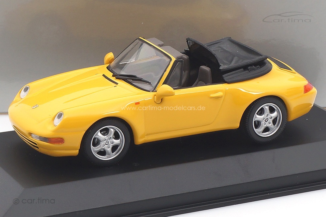 Porsche 911 (993) Carrera Cabriolet Speedgelb Minichamps 1:43 WAP020008