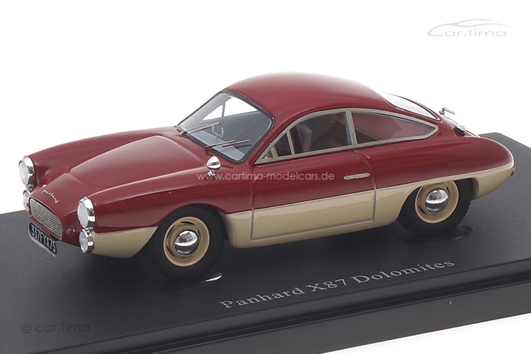 Panhard X87 Dolomites 1953 rot/beige Autocult 1:43 02028 Panhard X87 Dolomites 1953 rot/beige Autocult 1:43 02028