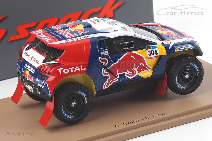Peugeot DKR Rally Dakar 2015 Sainz/Cruz Spark 1:43 S4455 Peugeot DKR Rally Dakar 2015 Sainz/Cruz Spark 1:43 S4455