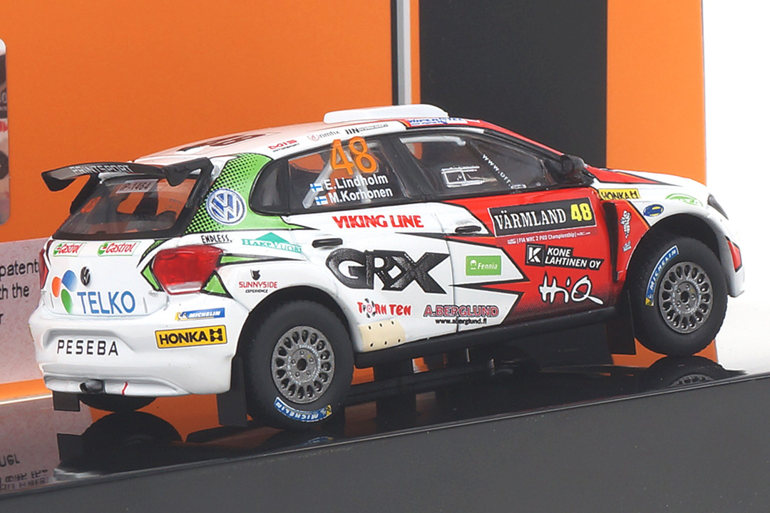 VW Polo GTI R5 Rallye Sweden 2019 Lindholm/Korhonen IXO 1:43 RAM707 VW Polo GTI R5 Rallye Sweden 2019 Lindholm/Korhonen IXO 1:43 RAM707
