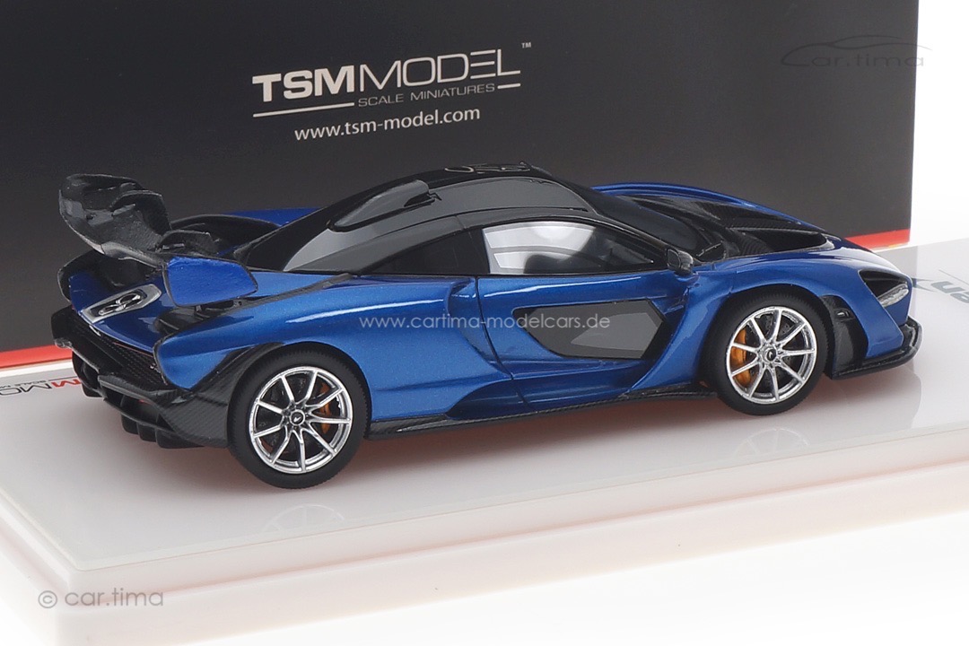 McLaren Senna Antares blue TSM 1:43 TSM430421