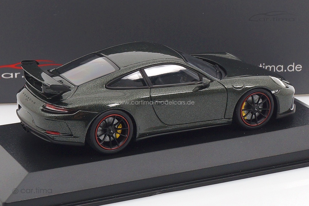 Porsche 911 (991 II) GT3 Oakgrün/Rad schwarz XGT Minichamps car.tima CUSTOMIZED CAC04325013