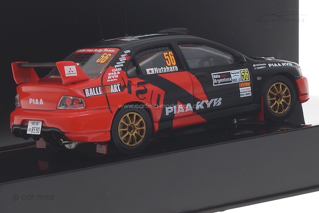 Mitsubishi Lancer EVO IX Rallye Argentinia 2008 Nutahara/Barritt IXO 1:43 RAM325 Mitsubishi Lancer EVO IX Rallye Argentinia 2008 Nutahara/Barritt IXO 1:43 RAM325