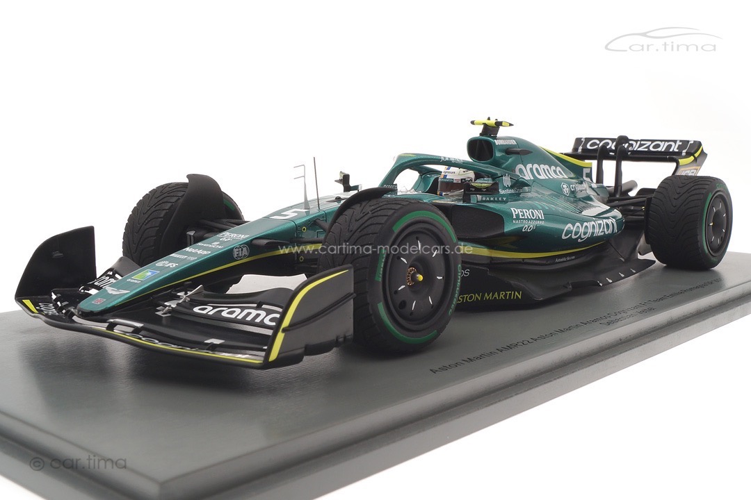 Aston Martin AMR22 GP Emilia Romagna 2022 Sebastian Vettel Spark 1:18 18S760 Aston Martin AMR22 GP Emilia Romagna 2022 Sebastian Vettel Spark 1:18 18S760