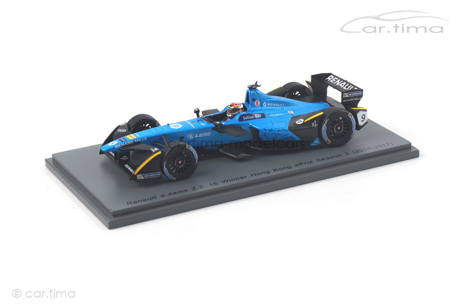 Renault e.dams Z.E. 16 Formula E Hong Kong 2016-2017 Sebastien Buemi Spark 1:43 S5920 Renault e.dams Z.E. 16 Formula E Hong Kong 2016-2017 Sebastien Buemi Spark 1:43 S5920