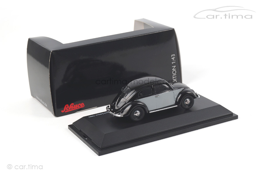 VW Brezelkäfer schwarz/grau Schuco 1:43 450387700 VW Brezelkäfer schwarz/grau Schuco 1:43 450387700