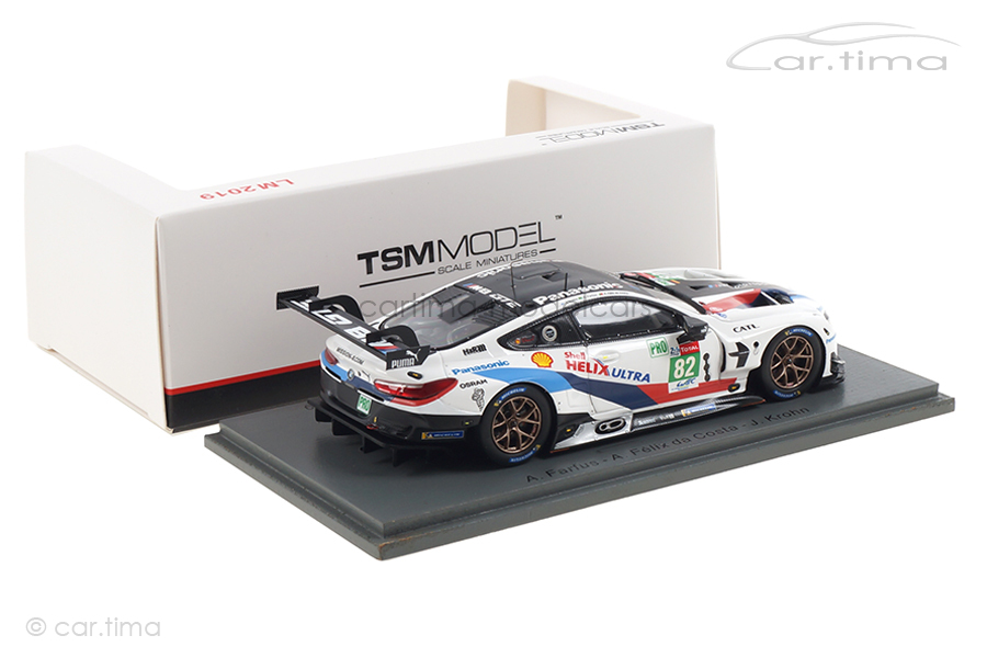 BMW M8 GTE 24h Le Mans 2019 Farfus/Félix da Costa/Krohn TSM 1:43 TSM430474 BMW M8 GTE 24h Le Mans 2019 Farfus/Félix da Costa/Krohn TSM 1:43 TSM430474